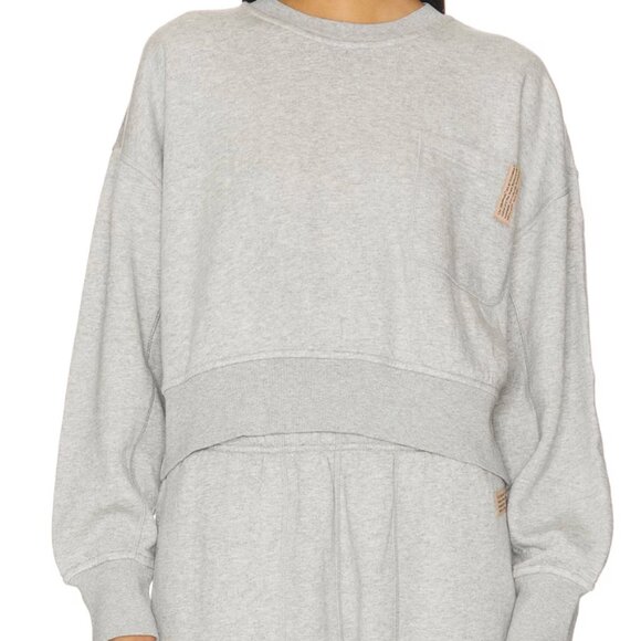 Lunya Silksweats Midweight Reversible Seamed Sweatshirt (M) - Picture 2 of 7